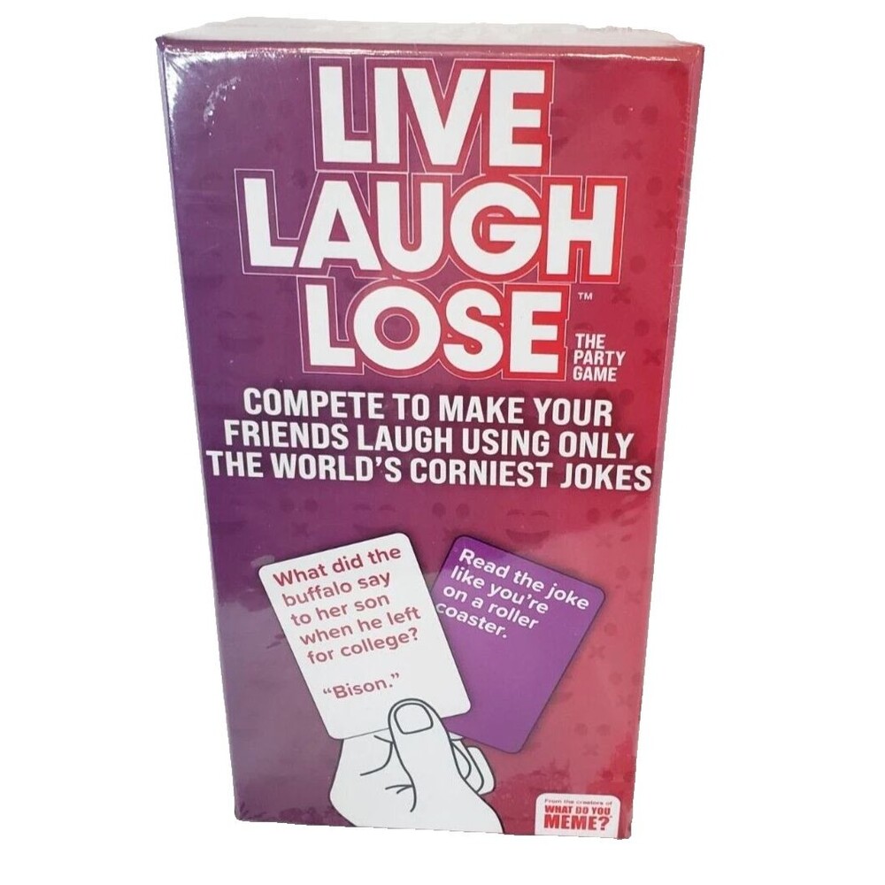 Live Laugh Lose – The Party Game of Corny Joke Battles-From WHAT DO YOU MEME?